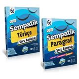ÜNLÜLER KARMASI Sempatik 6. Sınıf Türkçe + Paragraf Soru Bankası (2 Kitap)