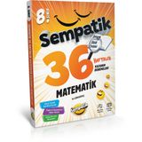 Ünlüler Karması Yayınları 8. Sınıf Sempatik 36 Haftalık Matematik Kazanım Denemeleri