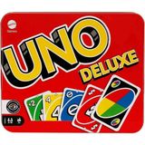 Uno Deluxe Kartlar Renkli Desenli Eğlenceli Oyun Kartları 1’li Paket İçeriği ile