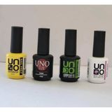 UNO Kalıcı Oje 4'lü Set Dehidratör-Acid Primer-Rubber Base-Top Coat-15 ml - ŞEFFAF