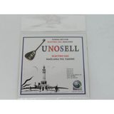 Unosell Pyaramid Uzun Sap Topuzlu 0.20 mm Elektro Saz Bağlama Teli - Beyaz