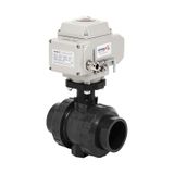 Unox Ø110 24v Dc Elektrik Aktüatörlü U-pvc Küresel Vana Su İçin