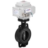 Unox Ø140 220v Ac Elektrik Aktüatörlü U-pvc Kelebek Vana Asit İçin