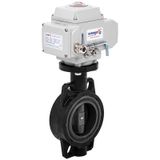 Unox Ø200 24v Dc Elektrik Aktüatörlü U-pvc Kelebek Vana Su İçin