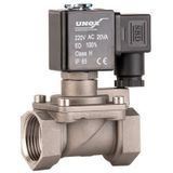 Unox 220 V Ac Paslanmaz Kompresör Yüksek Basınç Solenoid Valf Normalde Kapalı 3/8"(0,5-40 BAR)