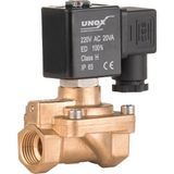 Unox 220V AC Kompresör Solenoid Valf Normalde Kapalı 1/2"(0,5-16 BAR)