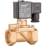Unox 24Vdc Genel Maksat Normalde Kapalı Solenoid Valf 1" (0,5-16 BAR)