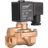 Unox 24Vdc Genel Maksat Normalde Kapalı Solenoid Valf 1/2" (0,5-16 BAR)