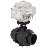 Unox Ø50 24v Dc Elektrik Aktüatörlü U-pvc Küresel Vana Su İçin