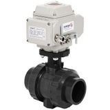 Unox Ø63 24v Dc Elektrik Aktüatörlü U-pvc Küresel Vana Su İçin