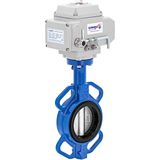Unox Wafer Tip 220V AC Elektrik Aktüatörlü Paslanmaz Klape Kelebek Vana DN65