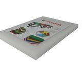 Ünsal Showroom Türkay Polietilen Beyaz 60x40x2 cm Kesme Tahtası