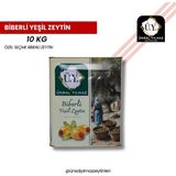 Ünsal Yılmaz Biberli Yeşil Zeytin 181/200 Klb 10 kg