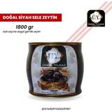 Ünsal Yılmaz Gemlik Yağlı Sele Siyah Zeytin 231/260 Kalibre 1800 gr Fıçı - 1,8 kg