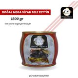 Ünsal Yılmaz Gemlik Yağlı Sele Siyah Zeytin 291/320 Kalibre 1800 gr - 1,8 kg