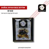Ünsal Yılmaz Gemlik Yağlı Sele Siyah Zeytin 291/320 Klb 10 kg Ü.y