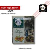 Ünsal Yılmaz Yeşil Zeytin Edremit Çizik 231/260 Klb 10 kg Ü.y