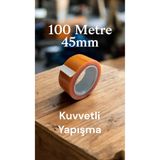 UNT 1 Adet Şeffaf Koli Bandı 45 Mm X 100 Metre, Kuvvetli Yapışma