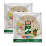 Untad Premium Tortilla Lavaş, Soft, Vegan, Helal, 25 cm, 8 Adet, 560 g, 2 Paket