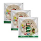 Untad Premium Tortilla Lavaş, Soft, Vegan, Helal, 25 cm, 8 Adet, 560 g, 3 Paket