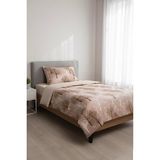 Üntaş Desıgn Of Colours Tek Kişilik Lastikli Çarşaflı Nevresim Takımı - Kahve - 160 x 230 cm