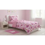 Üntaş Desıgn Of Colours Tek Kişilik Lastikli Çarşaflı Nevresim Takımı - Pembe 1 - 160 x 230 cm
