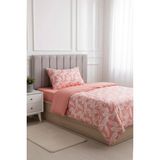 Üntaş Desıgn Of Colours Tek Kişilik Lastikli Çarşaflı Nevresim Takımı - Pudra - 160 x 230 cm