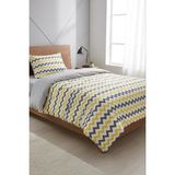 Üntaş Desıgn Of Colours Tek Kişilik Lastikli Çarşaflı Nevresim Takımı - Sarı - Gri - 160 x 230 cm
