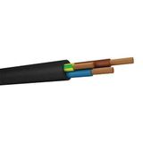 Üntel 3X1.5mm Ttr Esnek Darbelere Dayanıklı Kauçuk Kablo Siyah