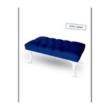 Ünüvar Konsept 45X90 Ebatında Saks Mavi Renk Dekoratif Banch Puf