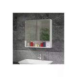 Ünüvar Konsept Aynalı Avabo Dolabı Lavabo Dolabı Banyo Dolabı Raflı Dolap L 70K2