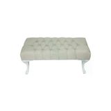 Ünüvar Konsept Puf Ayak Ucu Kapitoneli Kapı Önü Antre Bench Puf Gri Boy 90 Cm-En 45 Cm-Yükseklik 42 2