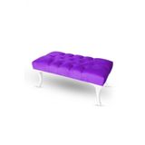Ünüvar Konsept Puf & Benç 45X90-Pls Ayak Silenebilir Kumaş Mor