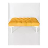 Ünüvar Konsept Puf Bench Sarı 90 Cm. 1. Sınıf Silinebilir Antibakteriyel Kumaşk2