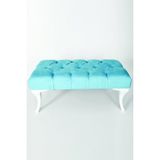 Ünüvar Konsept Puffy Home Puf & Benç 45*90-Pls Ayak Silenebilir Kumaş Turkuaz K1