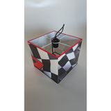 Ünüvar Konsept Race Team Çocuk Odası Tavan Lambası - Kırmızı - Beyaz