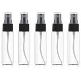 UOOOM 5 adet 30 ml Güzellik Şeffaf Plastik Atomizer Boş Sprey Şişesi İnce Sis Şişesi Seti (30 ml)