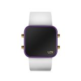 Up! Watch Kadın Kol Saati LED MINI GOLD PURPLE WHITE