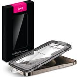 Upcommon UArmor Ekran Koruyucu iPhone 15 Pro (6,1 inç) 9H Temperli Cam Film, Kolay Kurulum Kitleri, Kabarcıksız, Çizilmez - 2Paket