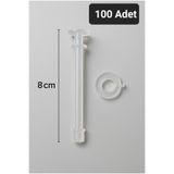 UPEKA Gözlük Stand Burunluk Gözlük Askılığı Boy 8 cm 100 Adet