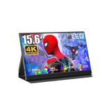 UPERFECT 15,6 inç 4K QLED Taşınabilir Monitör, %100 AdobesRGB 1500:1 500 Nits 3840 * 2160 UHD Ekran PC Dizüstü Cep Telefonu için PS4/5 Xbo Anahtarı Raspb Pi, Metal Muhafaza, Mobil Ekran VESA Uyumlu