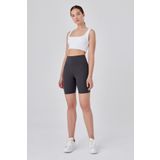 UP&FIT Push Up Yüksel Bel Toparlayıcı Biker Tayt Füme