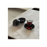 UpHome 100'lü Siyah Çay Tabağı Plastik