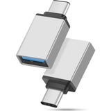 Upjaks USB Dişi To Type-C Erkek Dönüştürücü Otg Çevirici Adaptör Metal