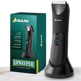 Upkeeper Erkek Vücut Saç Düzeltici, Şarj Edilebilir Bakım Aleti, Seramik Bıçaklı, LED Işık, Su Geçirmez Tasarım, Islak/kuru Kullanım Için Elektrikli Tıraş Makinesi, Göğüs, Sırt ve Kasık Saç - 01