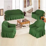 Upmall Bürümcük Koltuk ,kanepe , Çekyat Örtüsü, Lastikli Koltuk Kılıfı 3311TAKIM - 180 x 230 cm - Yeşil