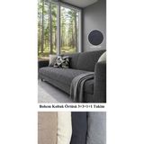 Upmall En Yeni Bohem Desen Kanepe Örtüsü | Lastikli Koltuk Örtüsü |çekyat Örtüsü| Koltuk Kılıfı 3311 Takım - 180 x 230 cm - Antrasit