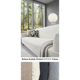 Upmall En Yeni Bohem Desen Kanepe Örtüsü | Lastikli Koltuk Örtüsü |çekyat Örtüsü| Koltuk Kılıfı 3311 Takım - 180 x 230 cm - Krem