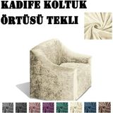 Upmall Kadife Koltuk ,kanepe,çekyat Örtüsü,koltuk Kılıfı Tekli - 80 x 120 cm - Krem