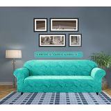 Upmall Koltuk Örtüsü Koltuk Kılıfı Jakarlı Esnek Ve Lastikli Yıkanabilir 3 Kişilik Çekyat Örtüsü Bir Adet - Açık Yeşil - 180 x 230 cm